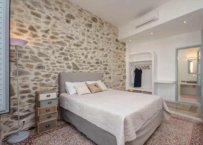 Apartment Center Houses Naxos City